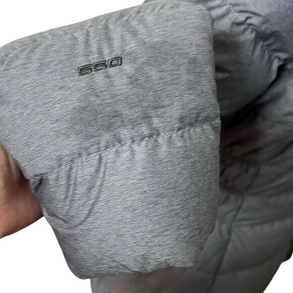 The North Face Gotham II Down Parka Jacket Women’s Size Small Grey Heather Zip - Picture 12 of 12